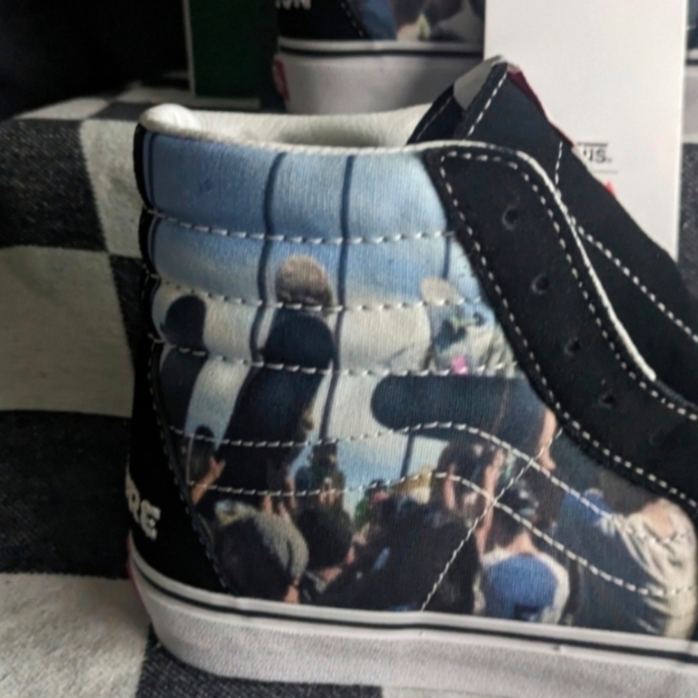 VANS SK8-HI Black MOCA FRANCES STARK Women 8.5 VNOA5KRHA55 072025 - Picture 6 of 10